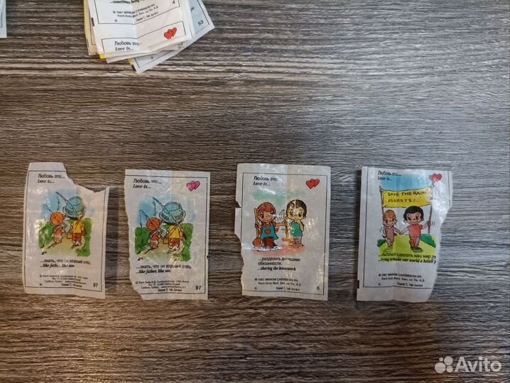 Вкладыши love is 7 серия, 7th series