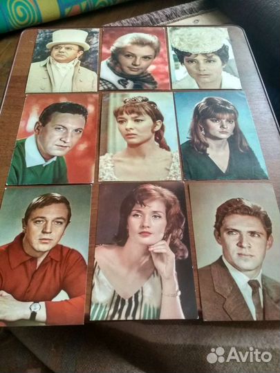 Открытки советских актеров