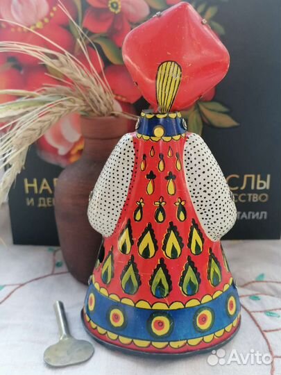 Потешная заводная кукла. СССР. по Радуга