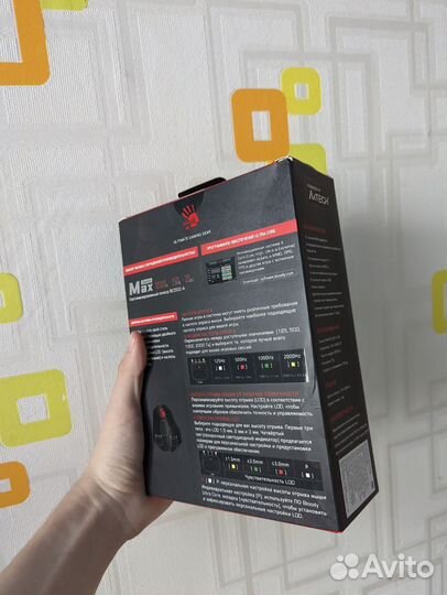 Мышь игровая bloody W70 Max черная