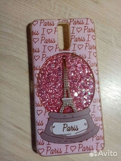 Чехол для телефона селиконовый с жидкостью и плава