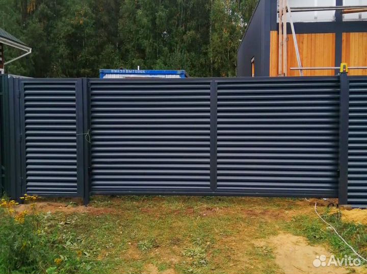 Забор жалюзи