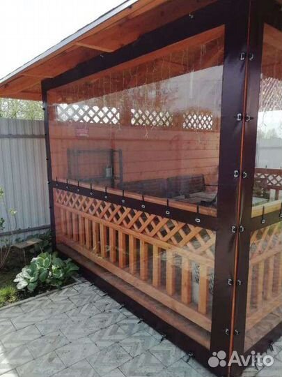 Мягкие гибкие окна пвх для беседок