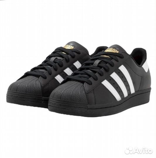 Adidas superstar black