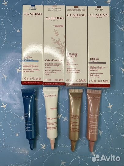 Clarins крем, сыворотка для кожи вокруг глаз