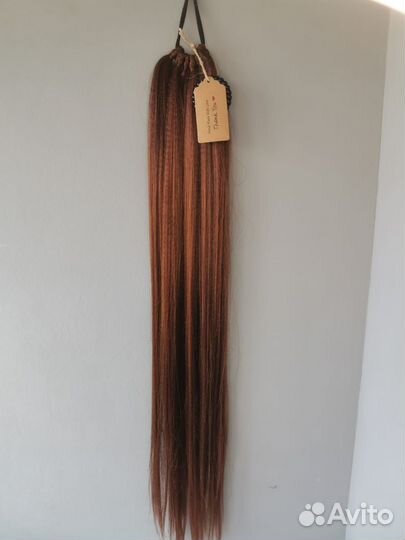 Афрокосички косы на резинки, канеколон