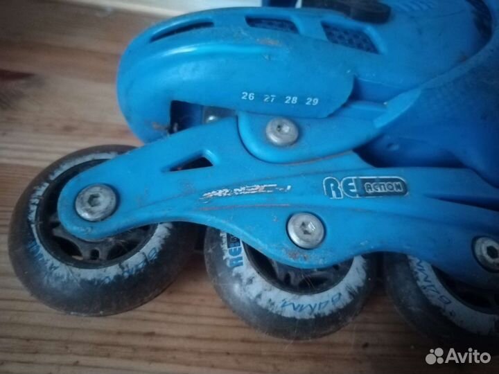 Роликовые коньки детские раздвижные