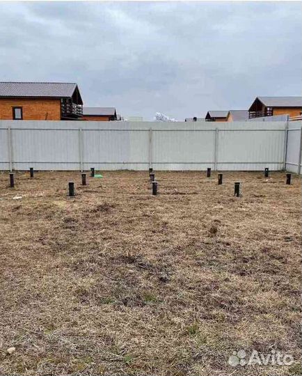 Фундаменты на винтовых сваях