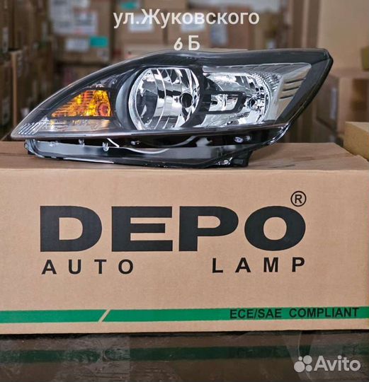 Передние и задние фары на форд фокус 2