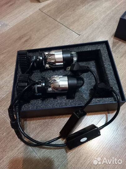 LED лампочки, линзы H4