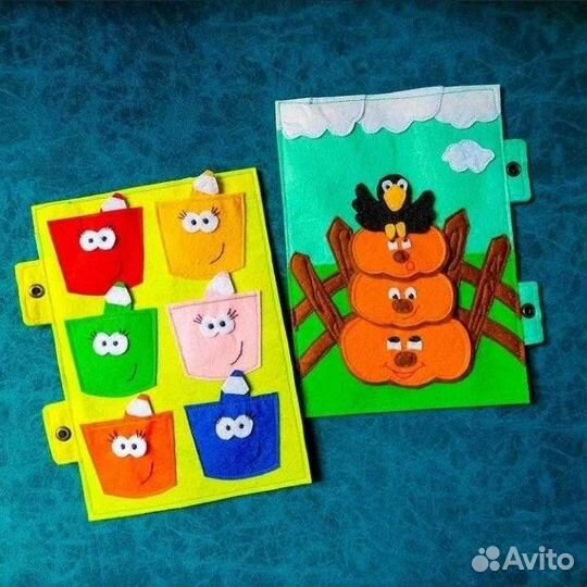Развивающие игры из фетра