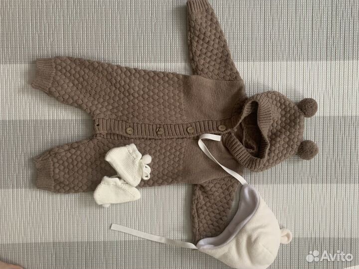 Осенний зимний Комбинезон конверт на выписку