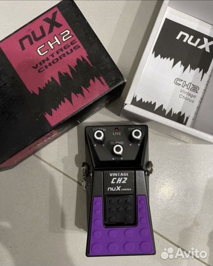 Гитарные Nux FL2, nux OD2, CO2, CH2