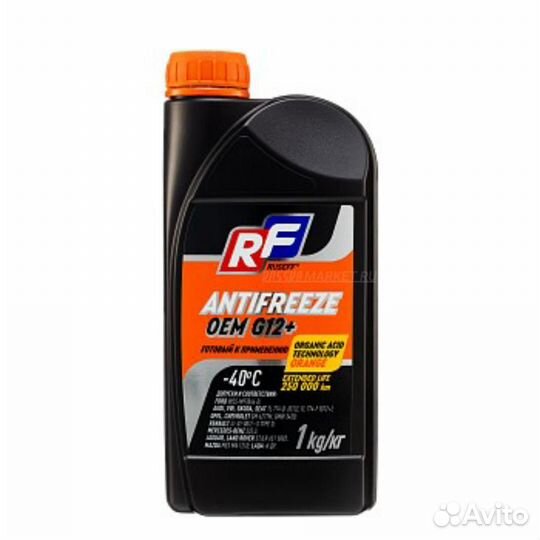 Ruseff 17235N Антифриз antifreeze OEM G12+ 40 (1кг
