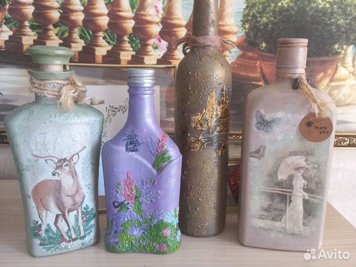 Бутылка стеклянная