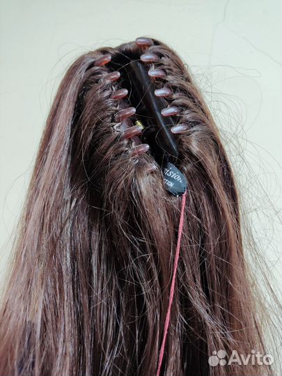 Хвост шиньон на крабе