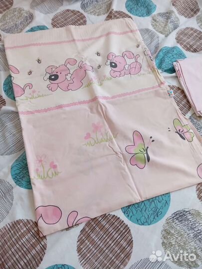 Комплект постельного белья в детскую кроватку