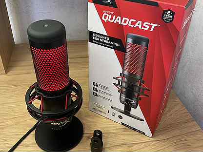Микрофон HyperX Quadcast (красный)