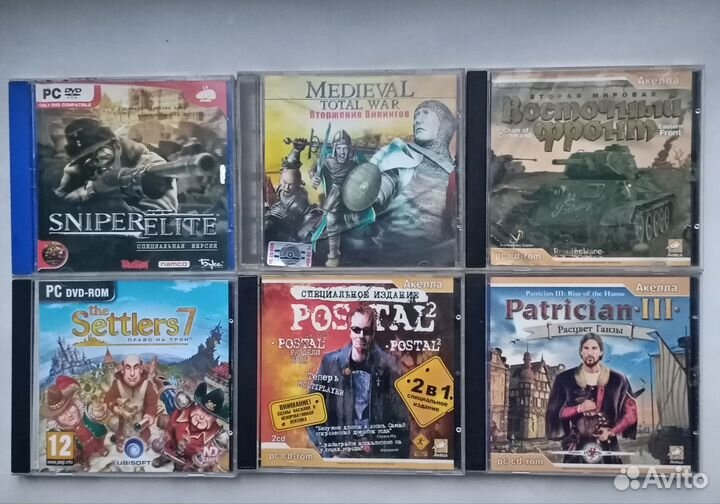 Игры для компьютера на дисках