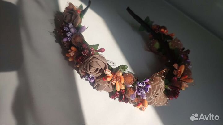Ободки из цветов