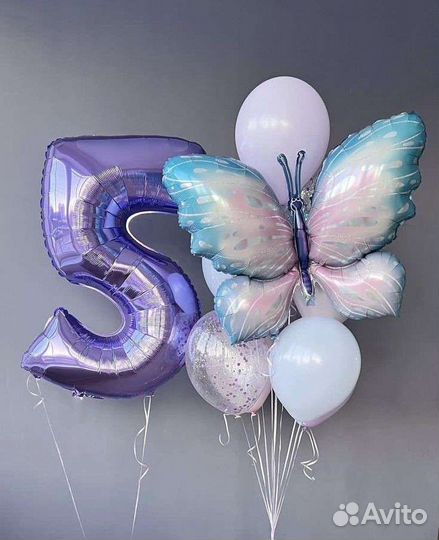 Воздушный шар цифра