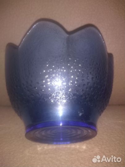 Ваза для фруктов цветное стекло