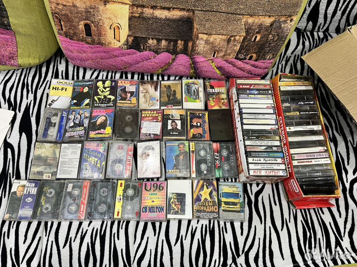 Аудио касаеты 75 штук