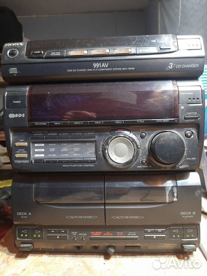 Музыкальный центр sony MHC 991AV