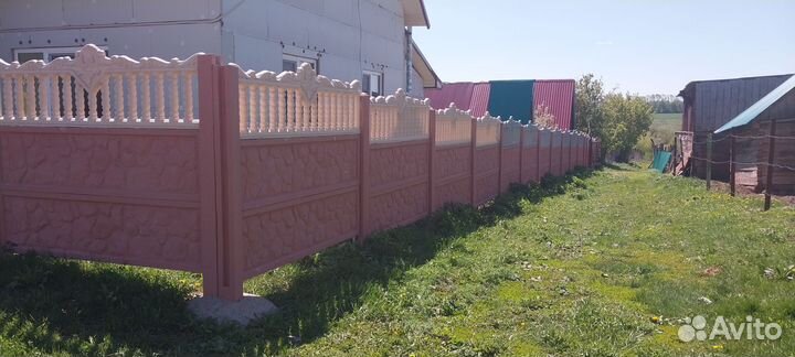 Бетонный еврозабор