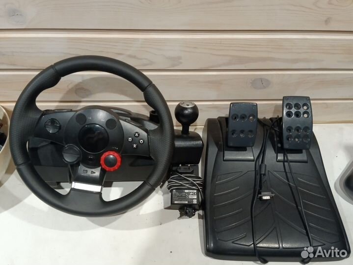 Игровой руль Logitech driving force gt