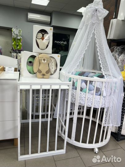 Кроватка трансформер из Бука 9в1