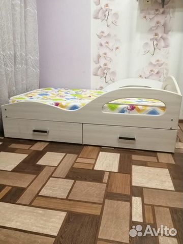 Детская кровать о�т 3 лет с ящиками