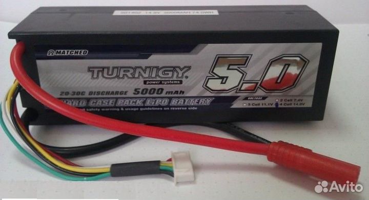 Литий полимерный аккумулятор5000mAh 14.8v