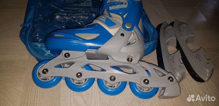 Роликовые коньки детские 2 в 1