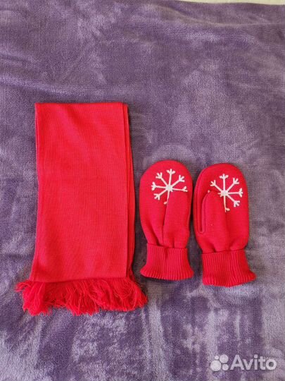 Варежки и шарф Canon