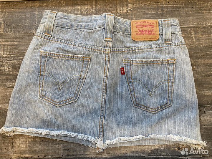 Джинсовая юбка levis