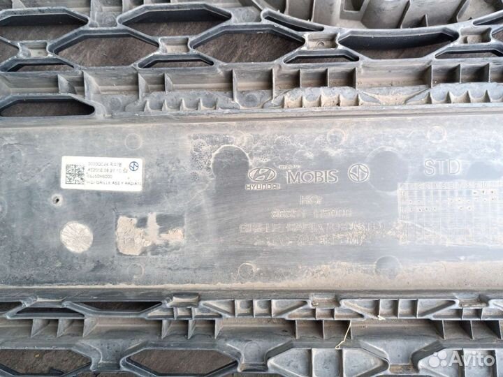 Решетка радиатора solaris 2018