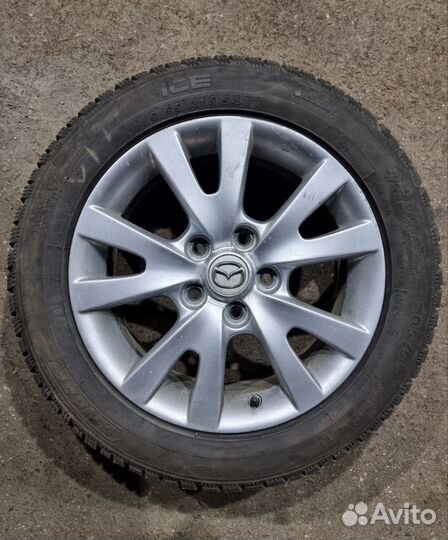 Колеса в сборе на mazda 3 bk r16 (Зимние шины)