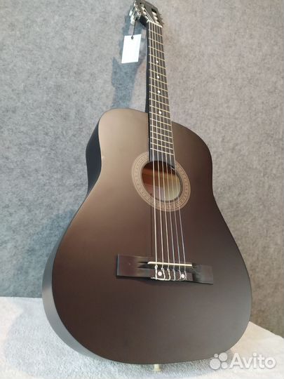 Классическая гитара+Аксессуары, цвет чёрный, Foix