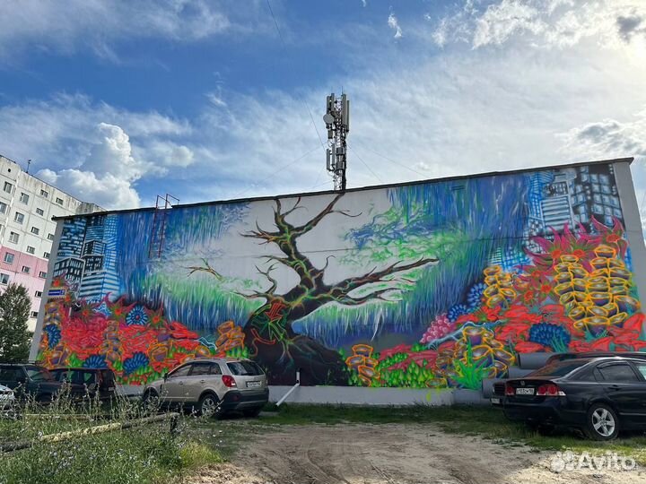 Художественная роспись граффити