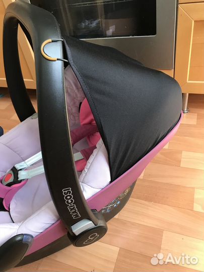 Автолюлька maxi cosi pebble с базой