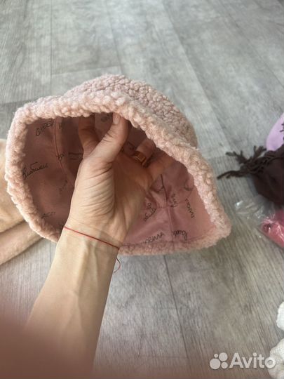 Шапки панама шарфы полонтины 2 пакета