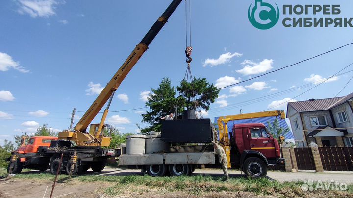 Сибиряк септик на 5м3 в частном доме