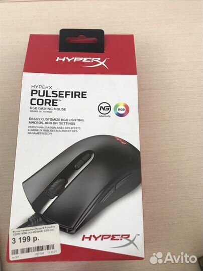 Игровая мышь hyperx pulsefire