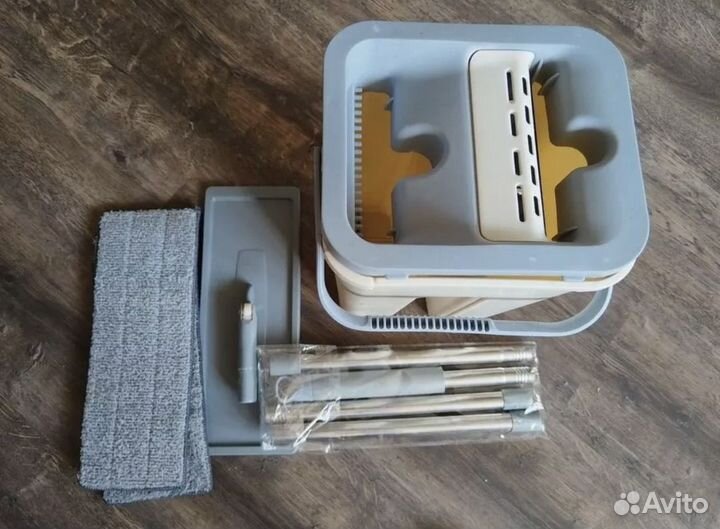 Швабра с отжимом и ведром