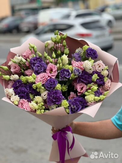 Букет из эустома