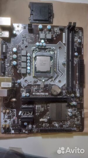 Intel Core i5 7400 + MSI H110M PRO-VD plus