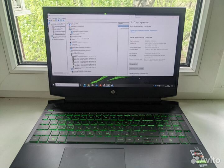 Игровой ноутбук HP 15-ec0060ur