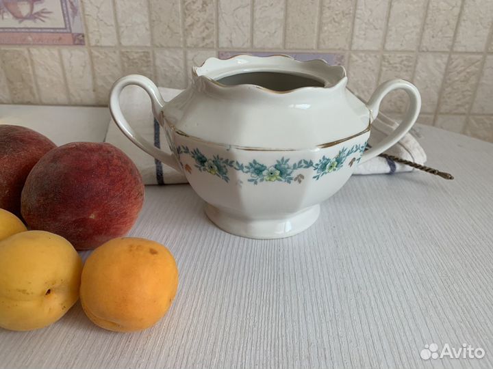 Сахарница фарфор СССР