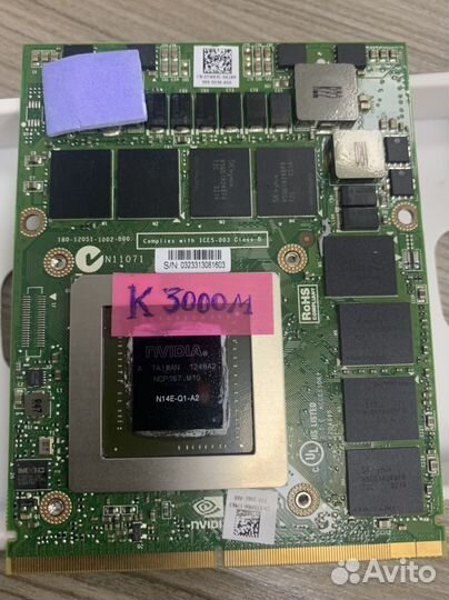 Видеокарта nvidia quadro K3000m